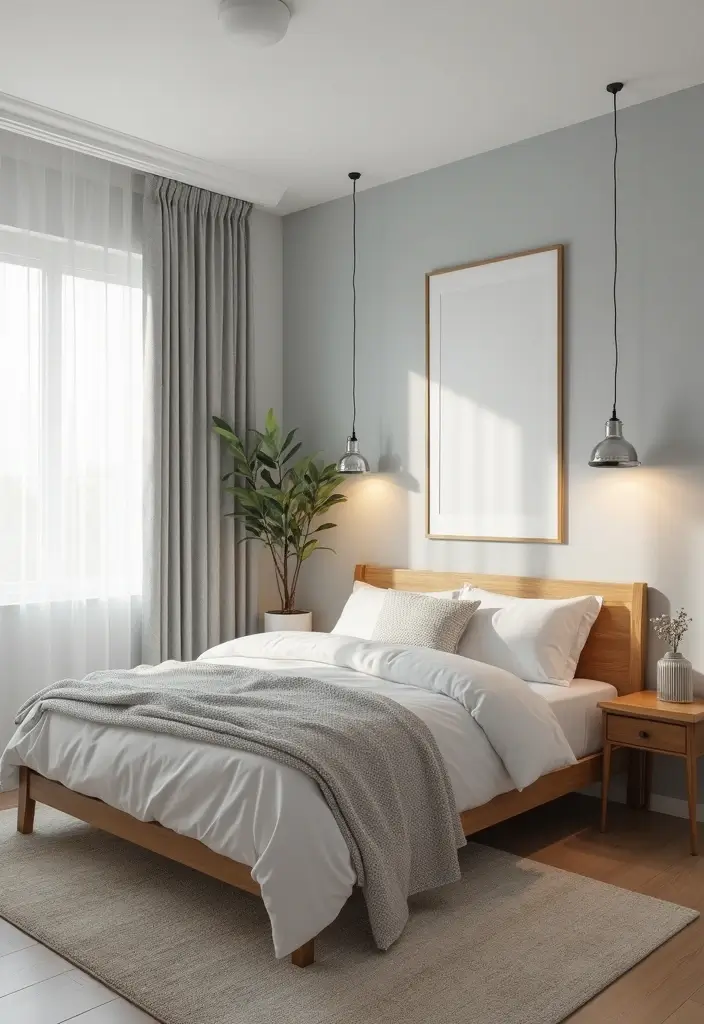 30+ Small Modern Bedroom Ideas That Save Space in Style 7 30+ Small Modern Bedroom Ideas That Save Space in Style - 7. Color Schemes that Expand Space