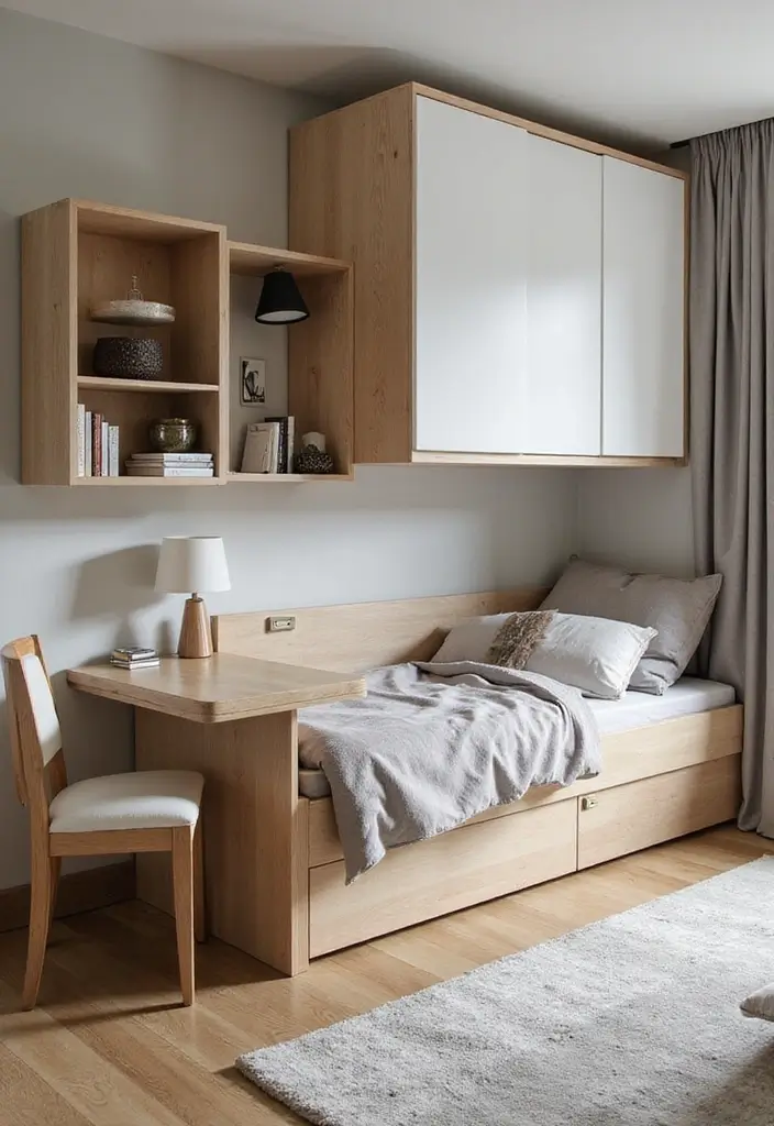 30+ Stylish Girl Bedroom Ideas You’ll Fall in Love With 13 30+ Stylish Girl Bedroom Ideas You’ll Fall in Love With - 13. Multi-Functional Furniture