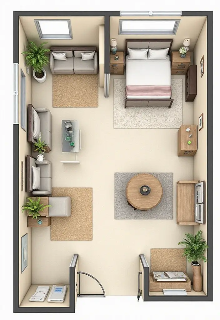 30+ Stylish Girl Bedroom Ideas You’ll Fall in Love With 26 30+ Stylish Girl Bedroom Ideas You’ll Fall in Love With - 26. Flexible Space Planning