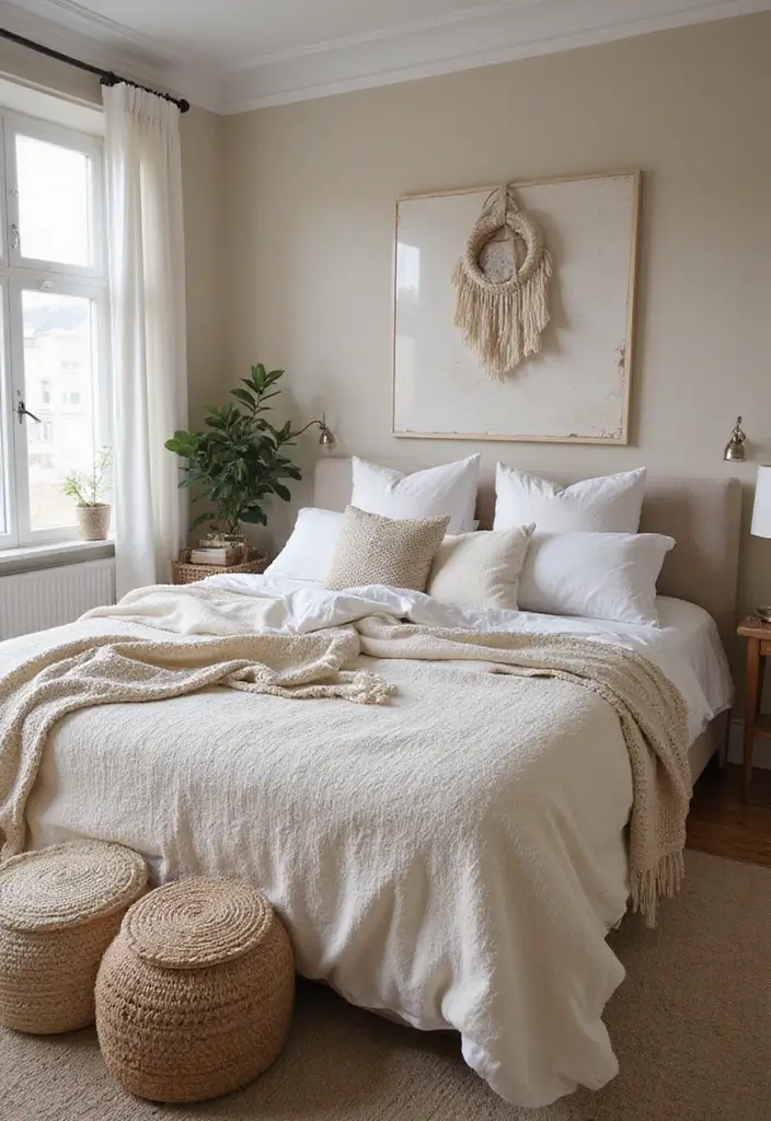 30+ Stylish Girl Bedroom Ideas You’ll Fall in Love With 27 30+ Stylish Girl Bedroom Ideas You’ll Fall in Love With - 27. Textural Contrast