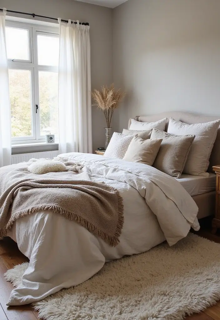 30+ Stylish Girl Bedroom Ideas You’ll Fall in Love With 6 30+ Stylish Girl Bedroom Ideas You’ll Fall in Love With - 6. Soft Textures and Layers