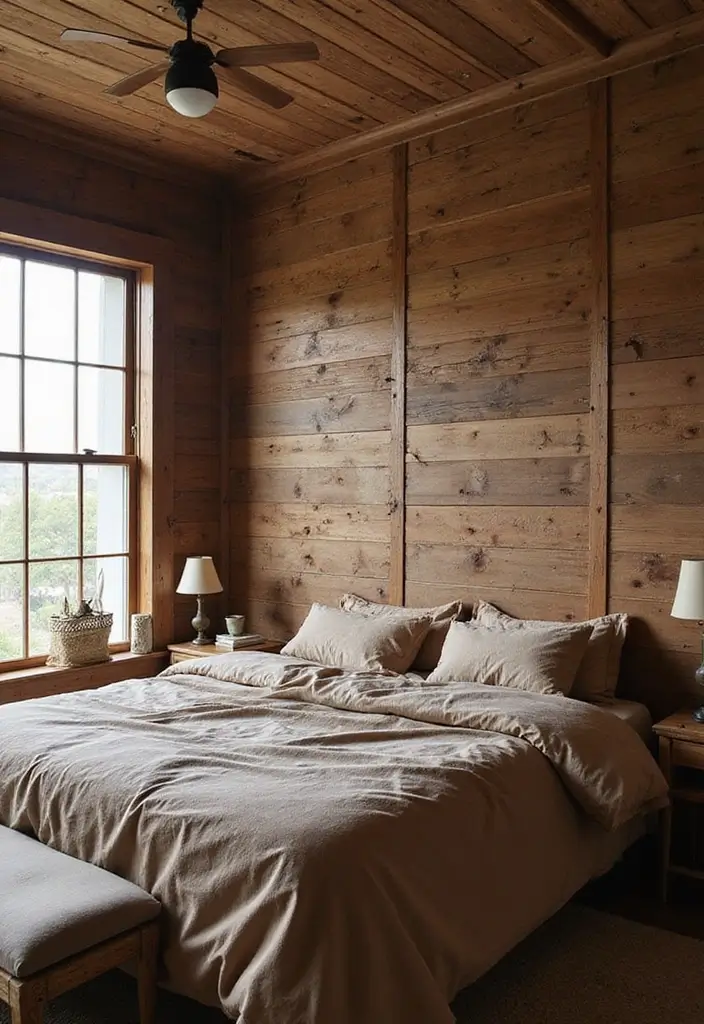 30+ Warm Brown Bedroom Ideas for a Relaxing Space 12 30+ Warm Brown Bedroom Ideas for a Relaxing Space - 12. Textured Wall Treatments