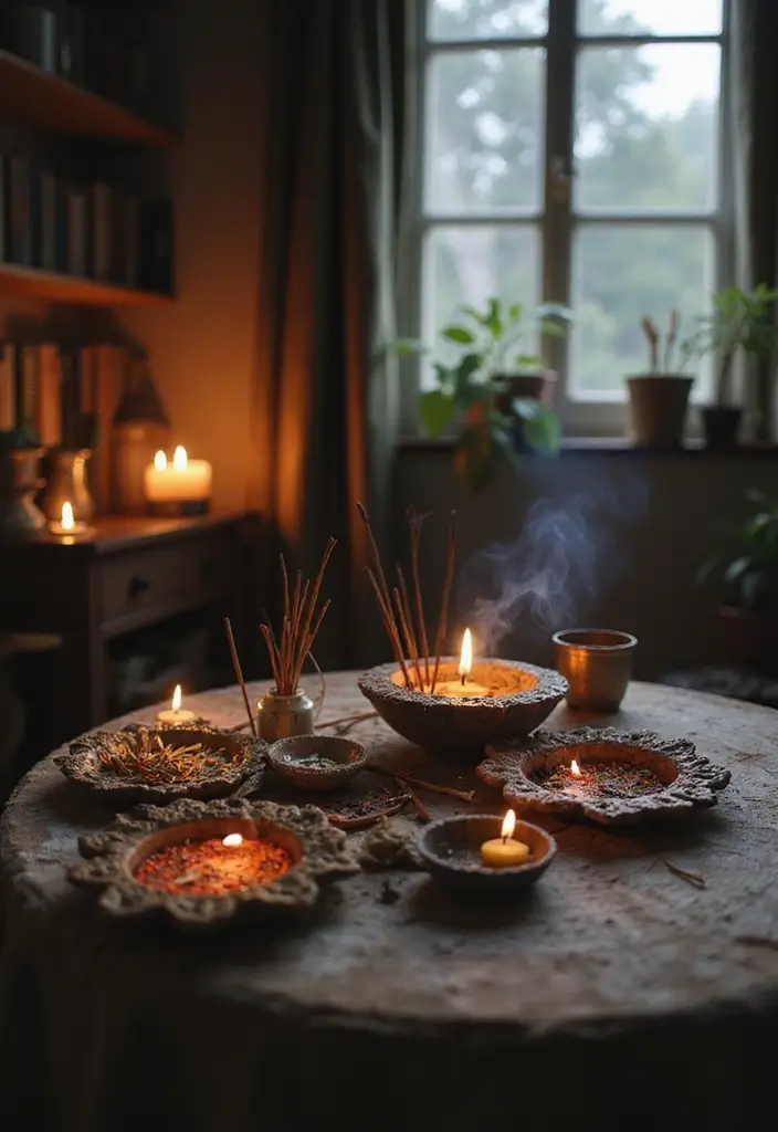30+ Witchy Bedroom Ideas for a Magical Vibe 16 30+ Witchy Bedroom Ideas for a Magical Vibe - 16. Incense Holders