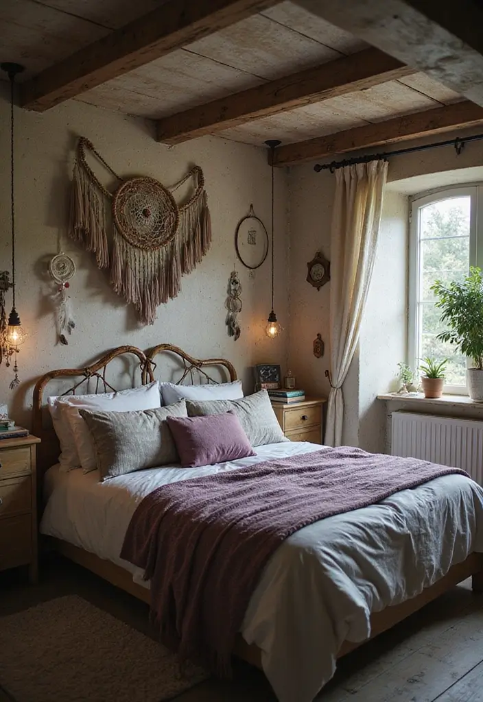 30+ Witchy Bedroom Ideas for a Magical Vibe 18 30+ Witchy Bedroom Ideas for a Magical Vibe - 18. Dreamcatchers