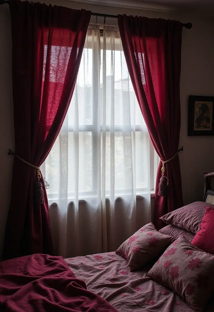 30+ Witchy Bedroom Ideas for a Magical Vibe 23 30+ Witchy Bedroom Ideas for a Magical Vibe - 23. Enchanted Window Treatments