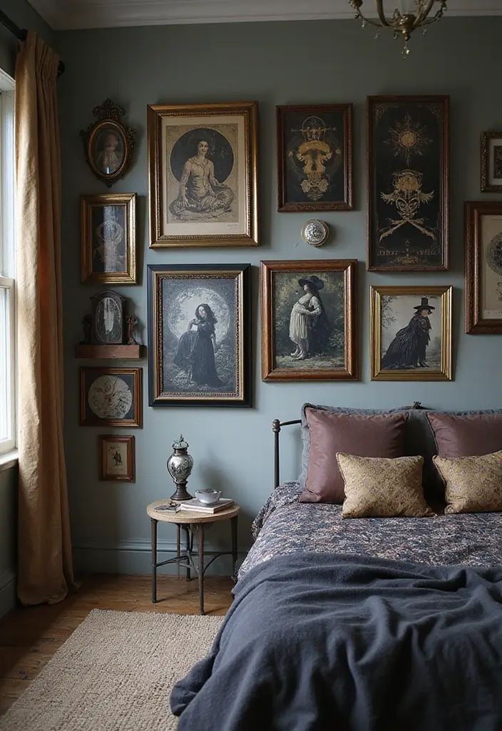 30+ Witchy Bedroom Ideas for a Magical Vibe 9 30+ Witchy Bedroom Ideas for a Magical Vibe - 9. Witchy Art Prints
